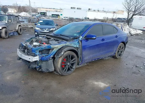 2019 Acura Tlx Tech A-Spec Pkgs из США, поврежденный, VIN 19UUB1F63KA004670